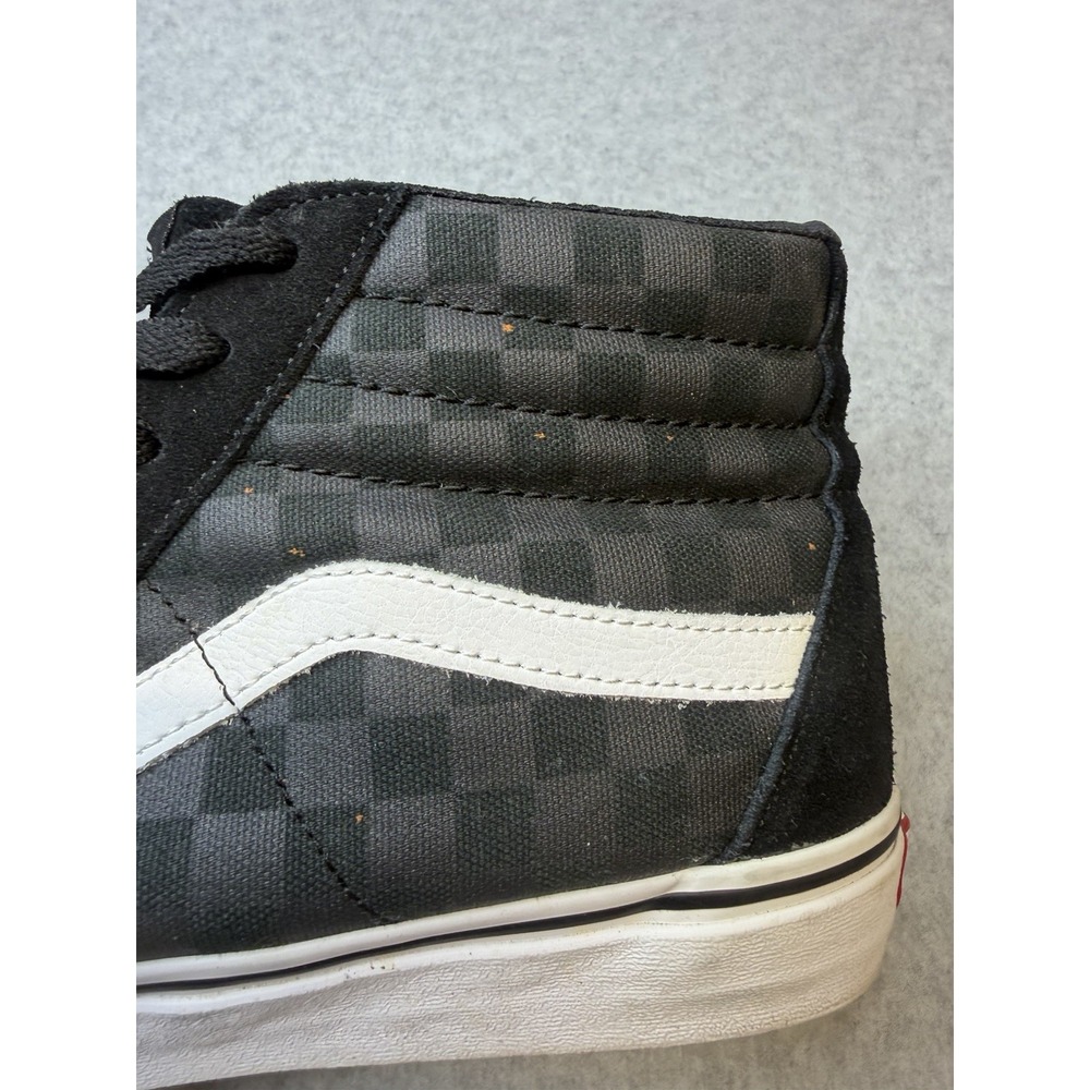 Vans Sk8-Hi Vansguard Checkerboard Black Charcoal Mens 11.5 High Top Sneakers - Picture 7 of 10